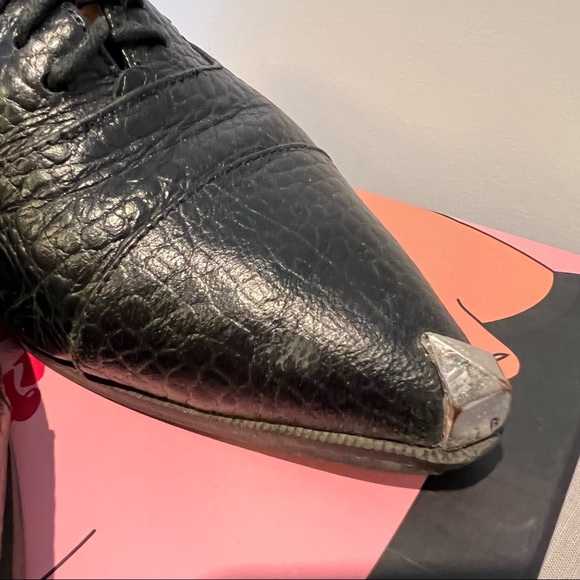 ⭐️Jeffrey Campbell Damone Croc Oxford Shoes - Picture 8 of 8